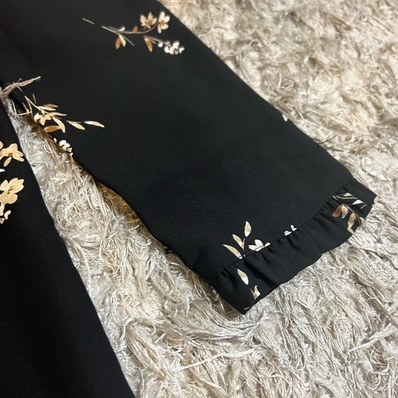 NWT J. Crew Printed Ruffleneck Shift Dress - Picture 4 of 10